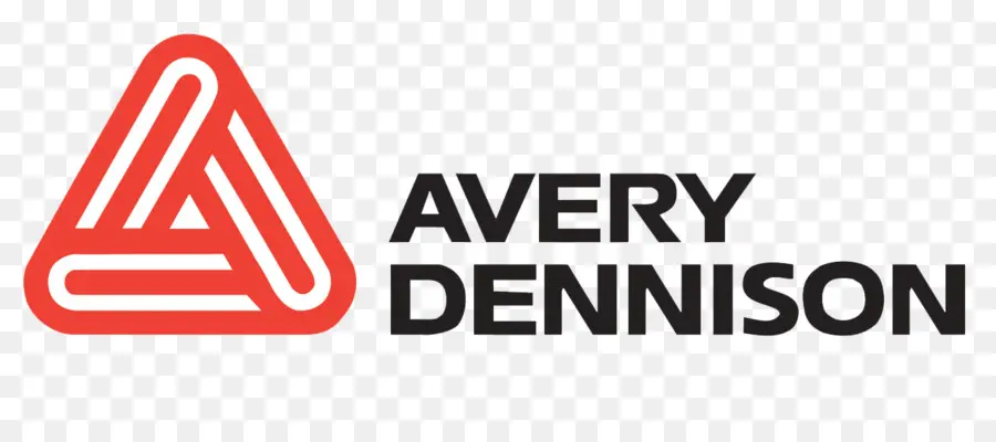 Logo del triangolo rosso Avery Dennison