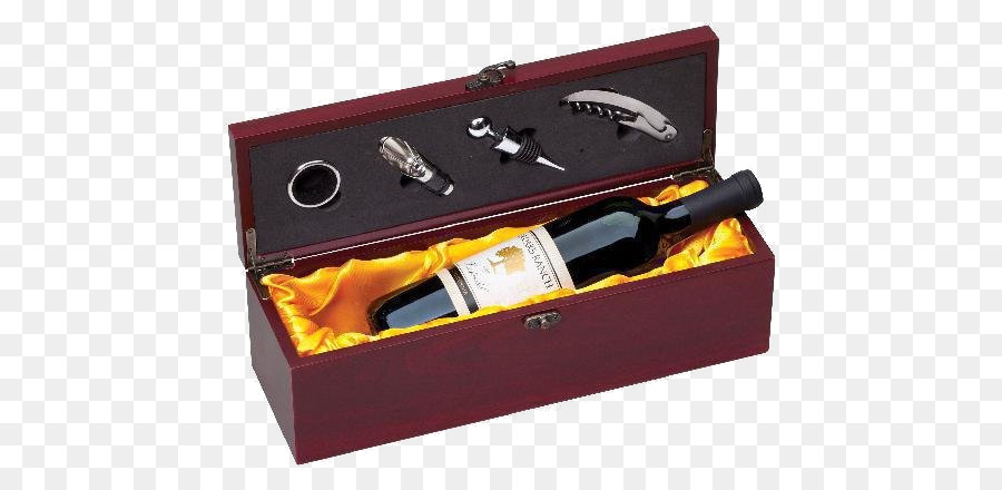 Box Wein-Geschenk-Flasche Wein-Zubehör