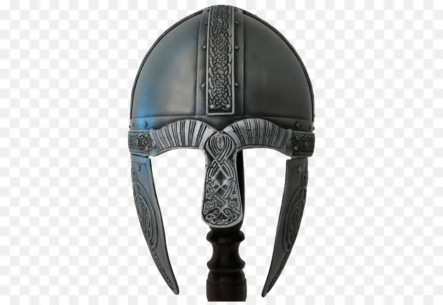 Mittelalterlicher Helm mit aufwendigem Design