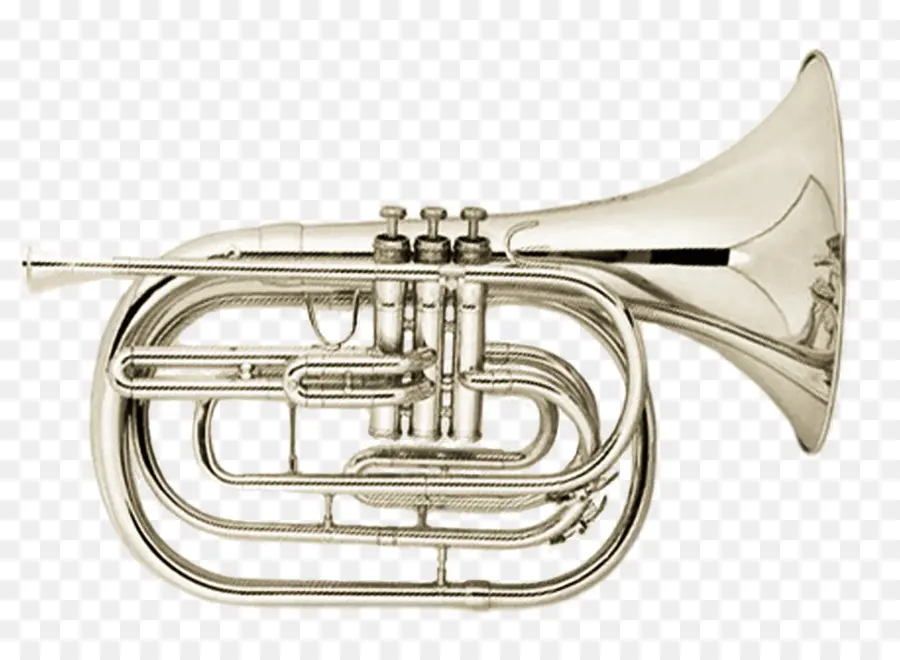 Goldenes Tuba-Musikinstrument