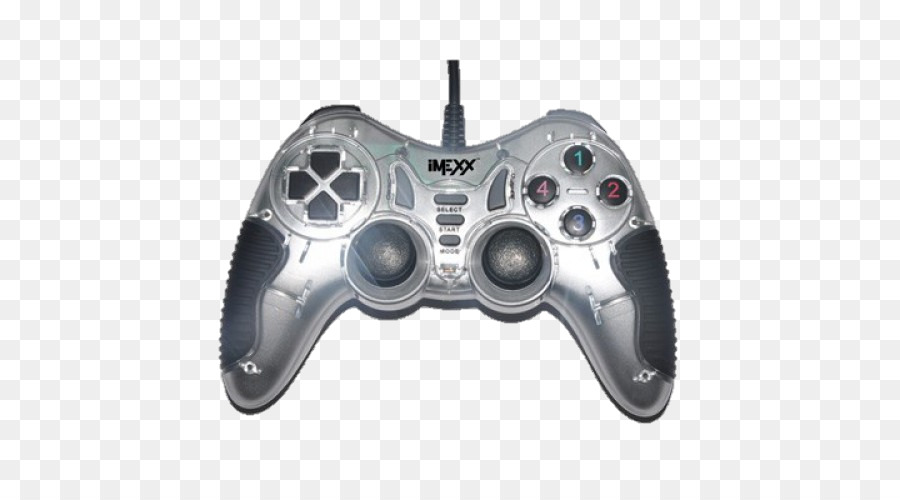 Transparenter blauer Gamecontroller