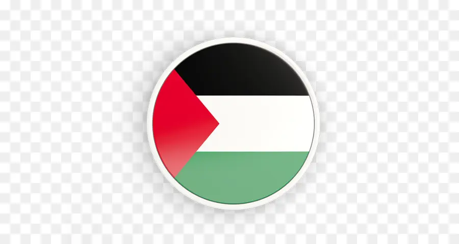 Bandiera palestinese circolare