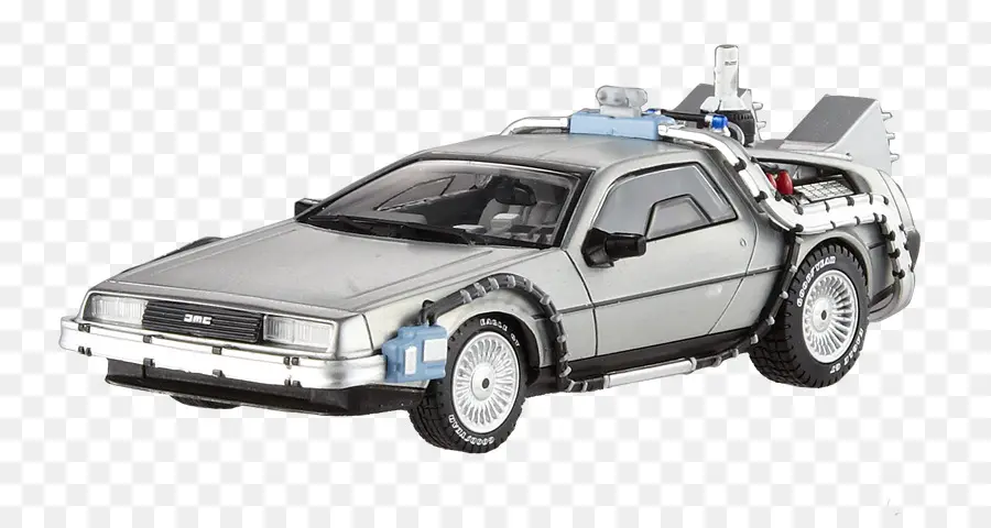 L'auto della macchina del tempo DeLorean