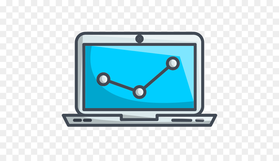 Wachstumsdiagramm auf Laptop