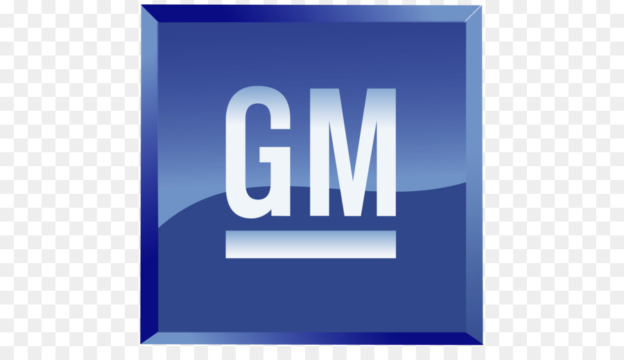 Logo GM màu đen và trắng