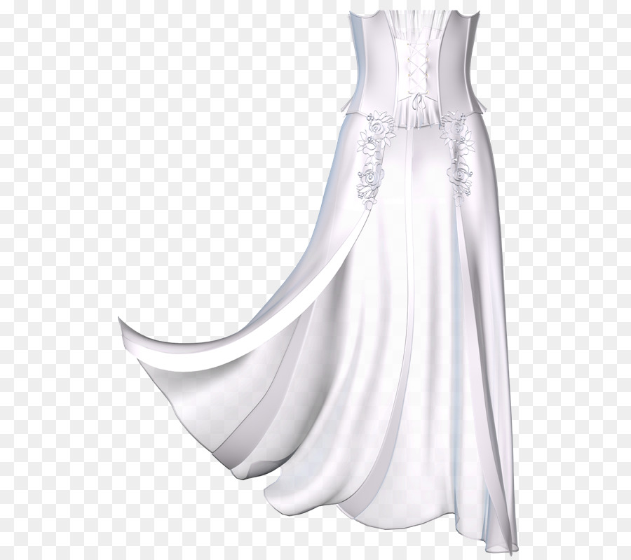 Elegantes weißes Kleid