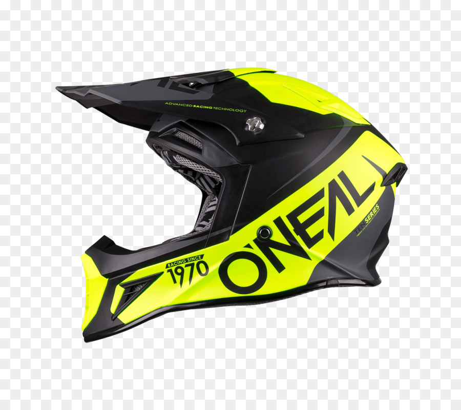 Casco O'Neal giallo e nero