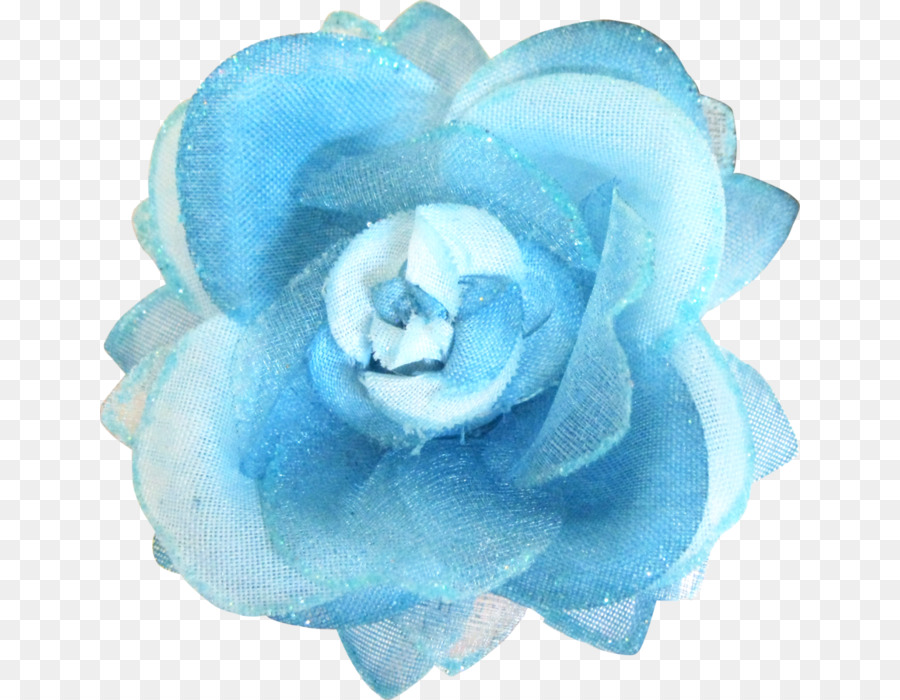 Bellissimo fiore blu con petali delicati