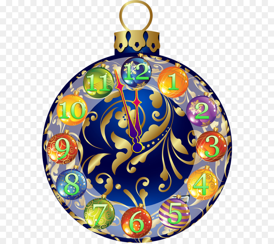 Colorful Clock with Decorative Design