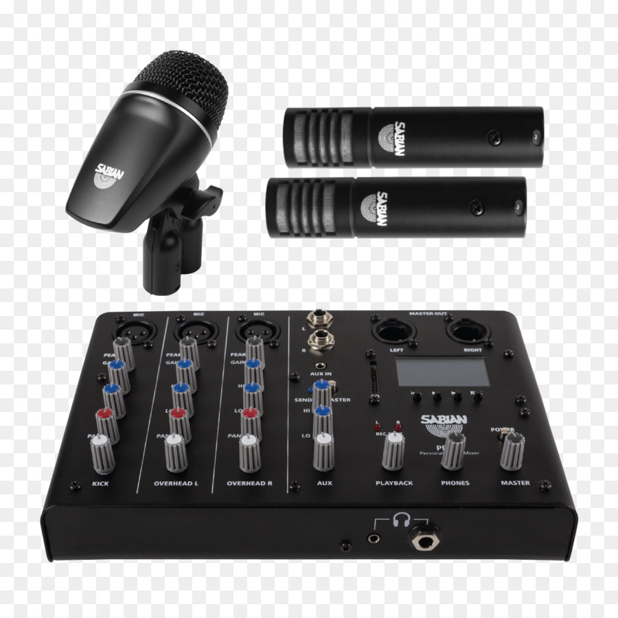 Professional Microphone Set with Mixer