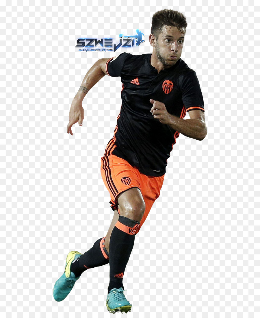 Álvaro Medrán Fußballspieler Valencia CF DeviantArt Stock Fotografie