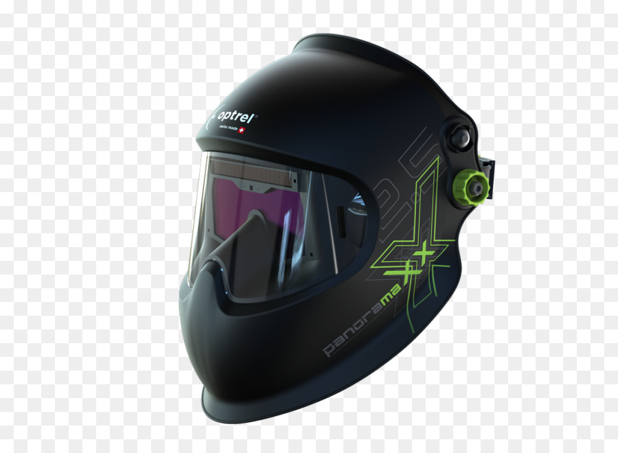 Casco per saldatura nero per protezione di sicurezza