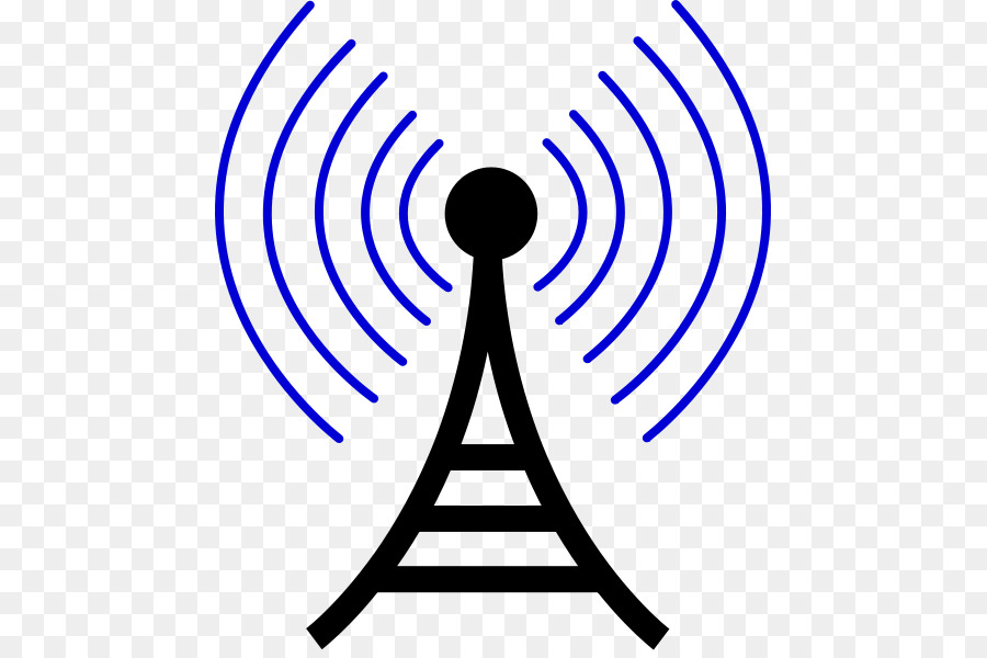 Antennensymbol für drahtlose Kommunikation