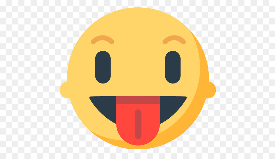 Emoji divertente con la lingua fuori