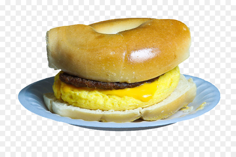 Cheeseburger Bagel Frühstück sandwich McGriddles