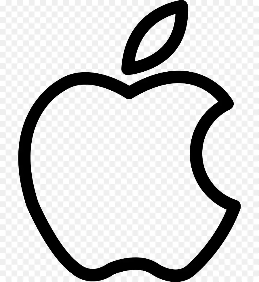 Klassische Apple-Logo-Illustration