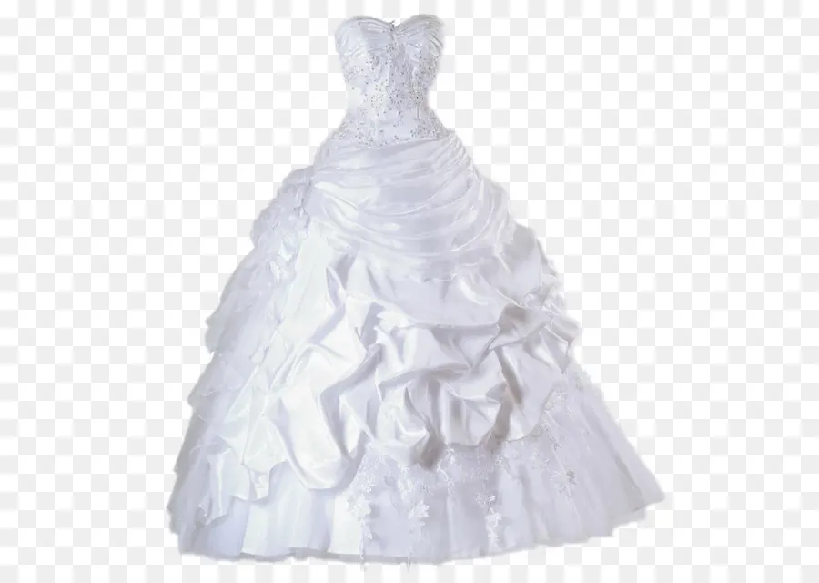 Elegante abito da sposa bianco per le spose