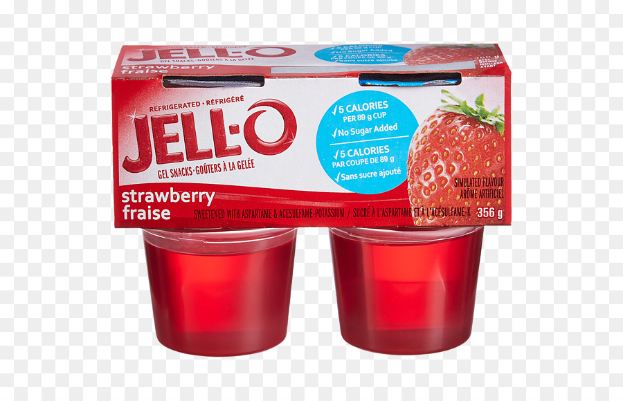 Erdbeer-Jello-Becher