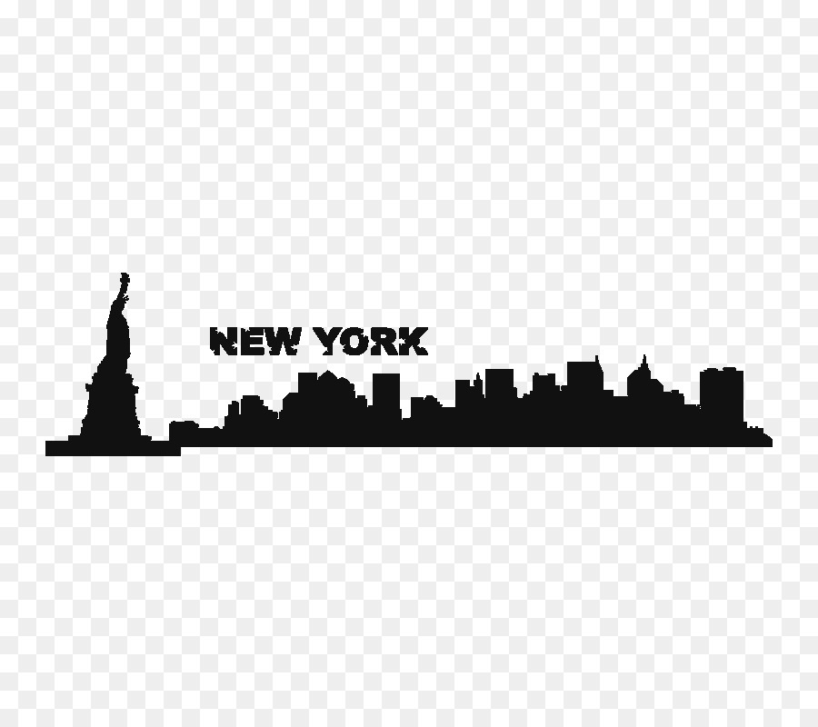 Hình bóng đường chân trời thành phố New York