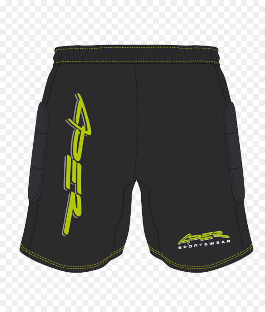 Grüne sportliche Sportshorts