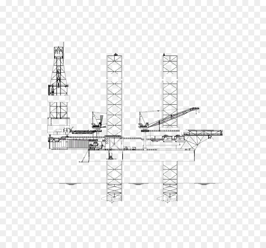 Struttura della piattaforma petrolifera offshore