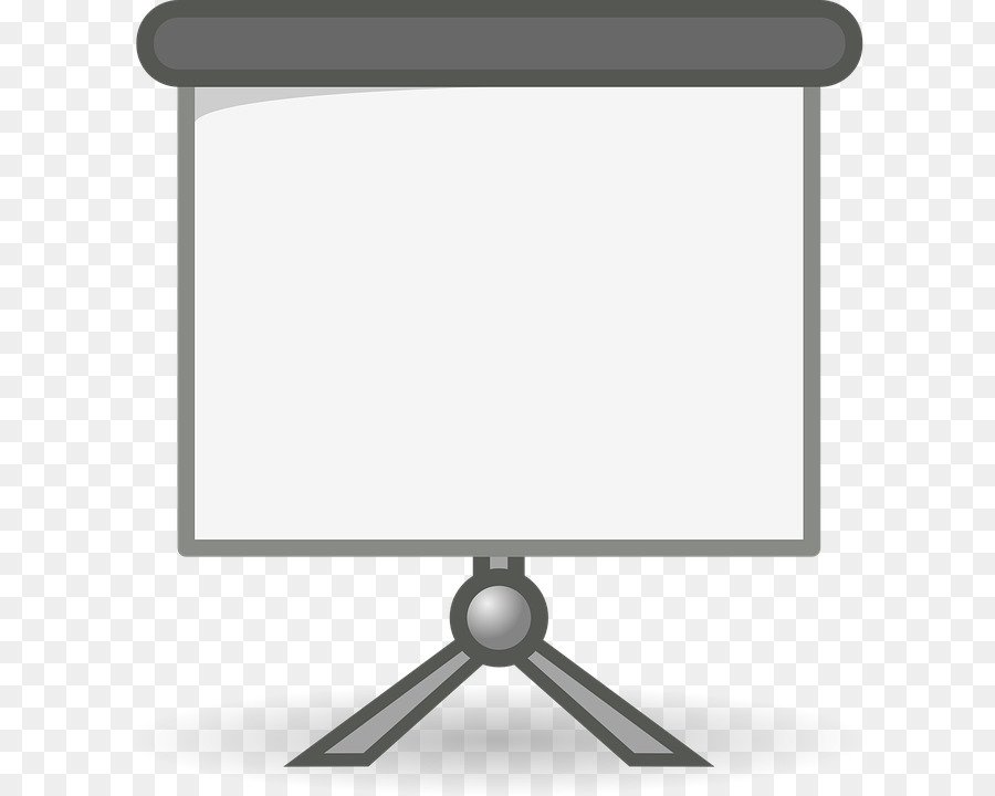 Schermi di proiezione Monitor di Computer al Proiettore Clip art