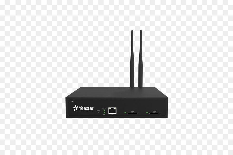 Router nero con antenne