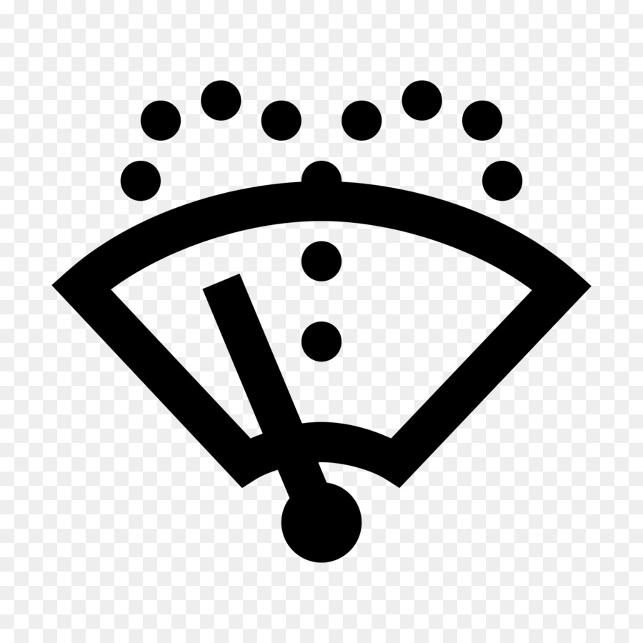 Scheibenwischer-Symbol für das Armaturenbrett