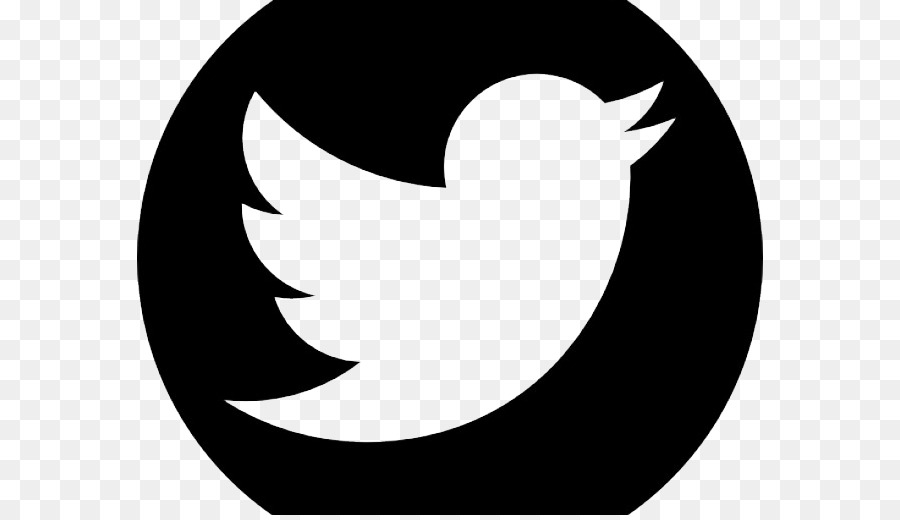 Logo Twitter dell'uccello nero