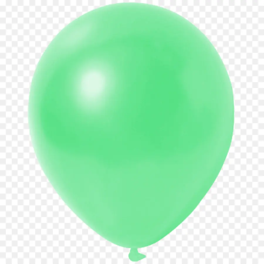 Glänzender grüner Ballon für Feiern