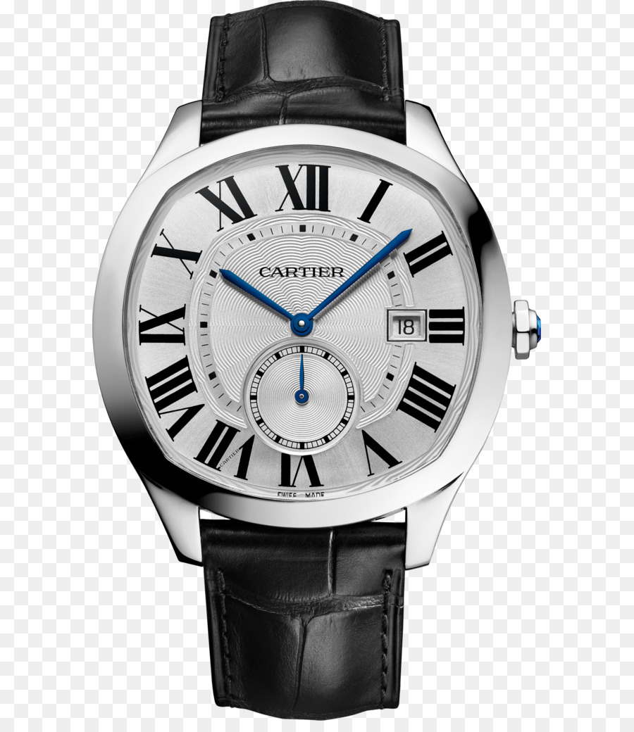 Elegante orologio Cartier con cinturino in pelle