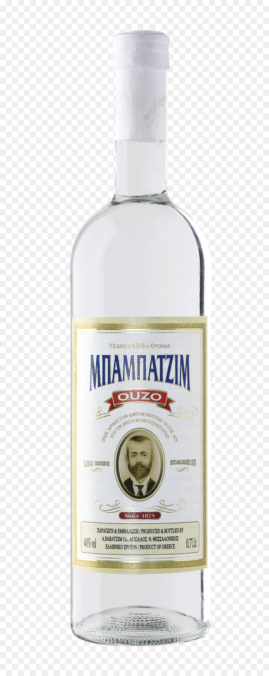 Bottiglia di Ouzo greca tradizionale