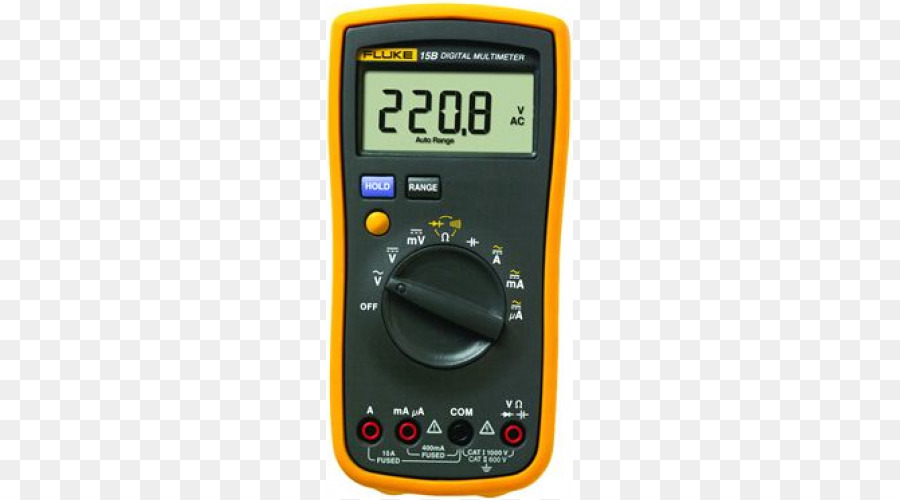 Orange Digital Multimeter Tool