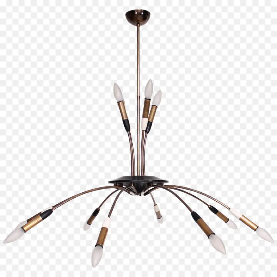 Lampadario moderno con lampadine multiple