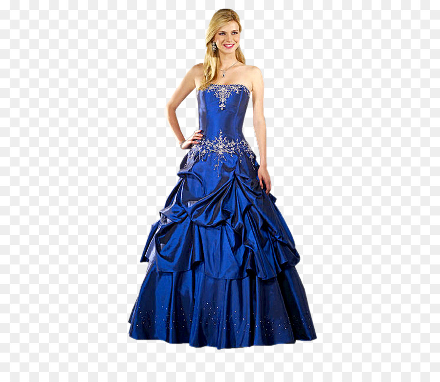 Elegantes blaues Kleid für formelle Anlässe