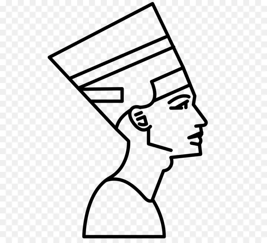 Profilo della regina Nefertiti