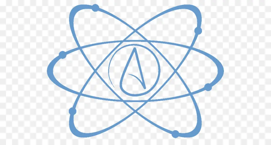 Atheistisches Atomsymbol