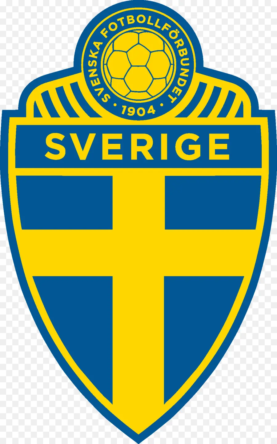 Schweden-Fußball-Emblem