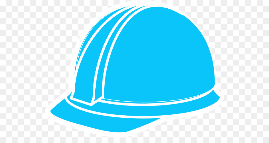 Casco di sicurezza blu