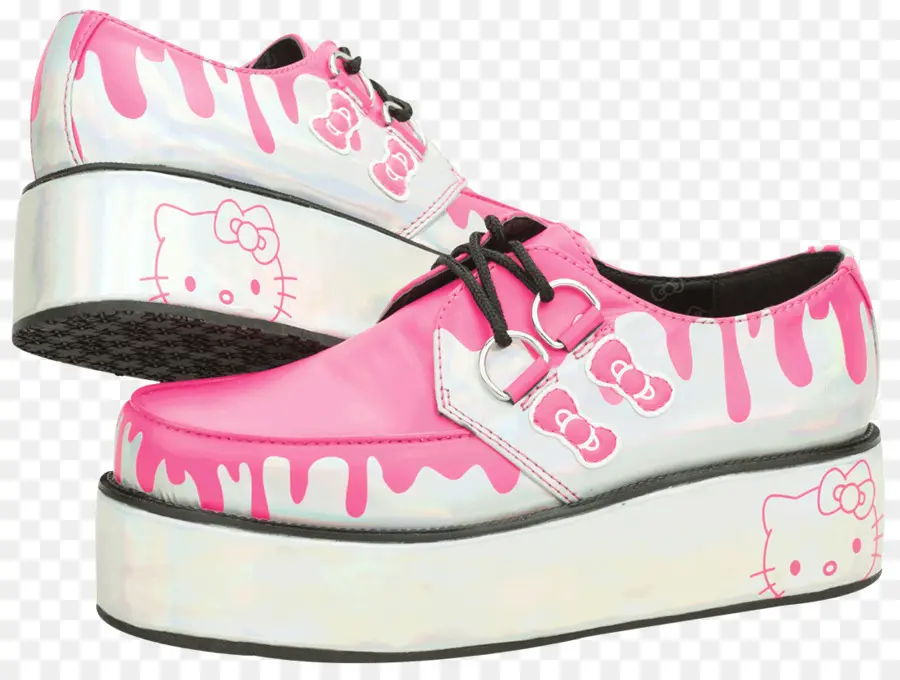 Scarpe con plateau Hello Kitty