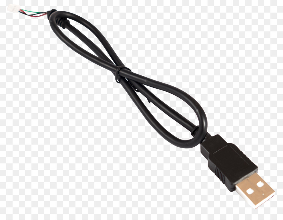 Schwarzes USB-Kabel