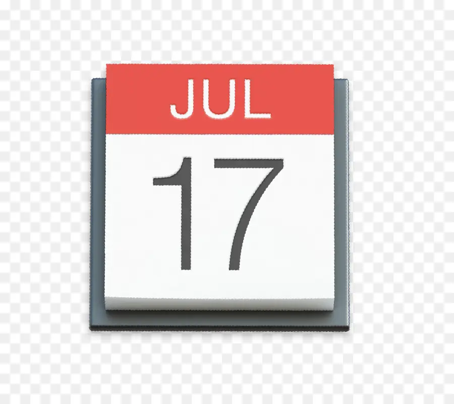 Kalender zeigt den 17. Juli