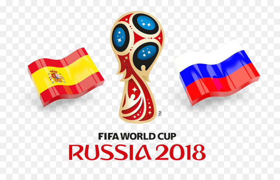 Logo FIFA World Cup Nga 2018 với cờ