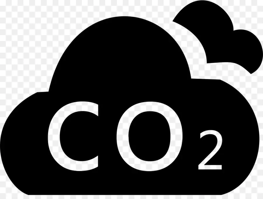 CO2-Emissionswolkensymbol