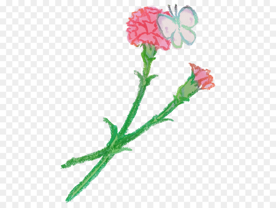 Pink Flower Cartoon