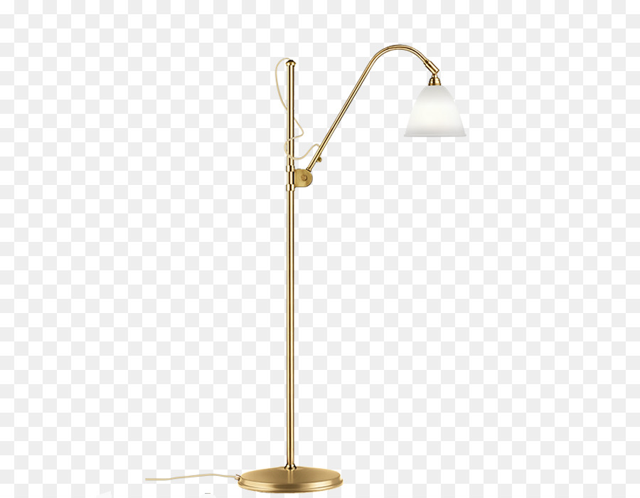 Goldene Stehlampe für elegante Inneneinrichtung