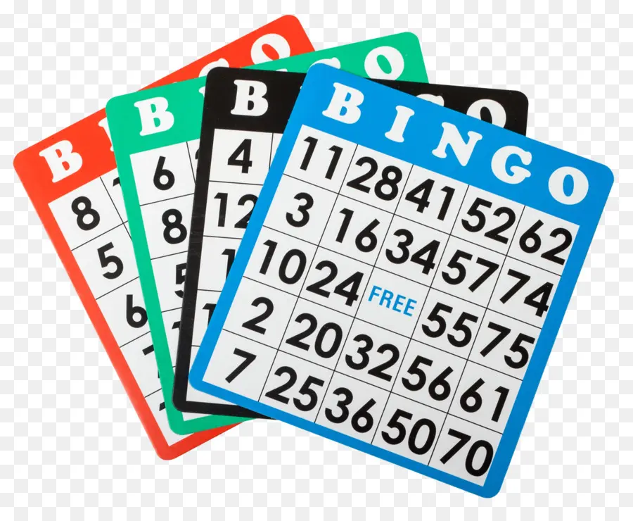 Colorful Bingo Cards for Game Night