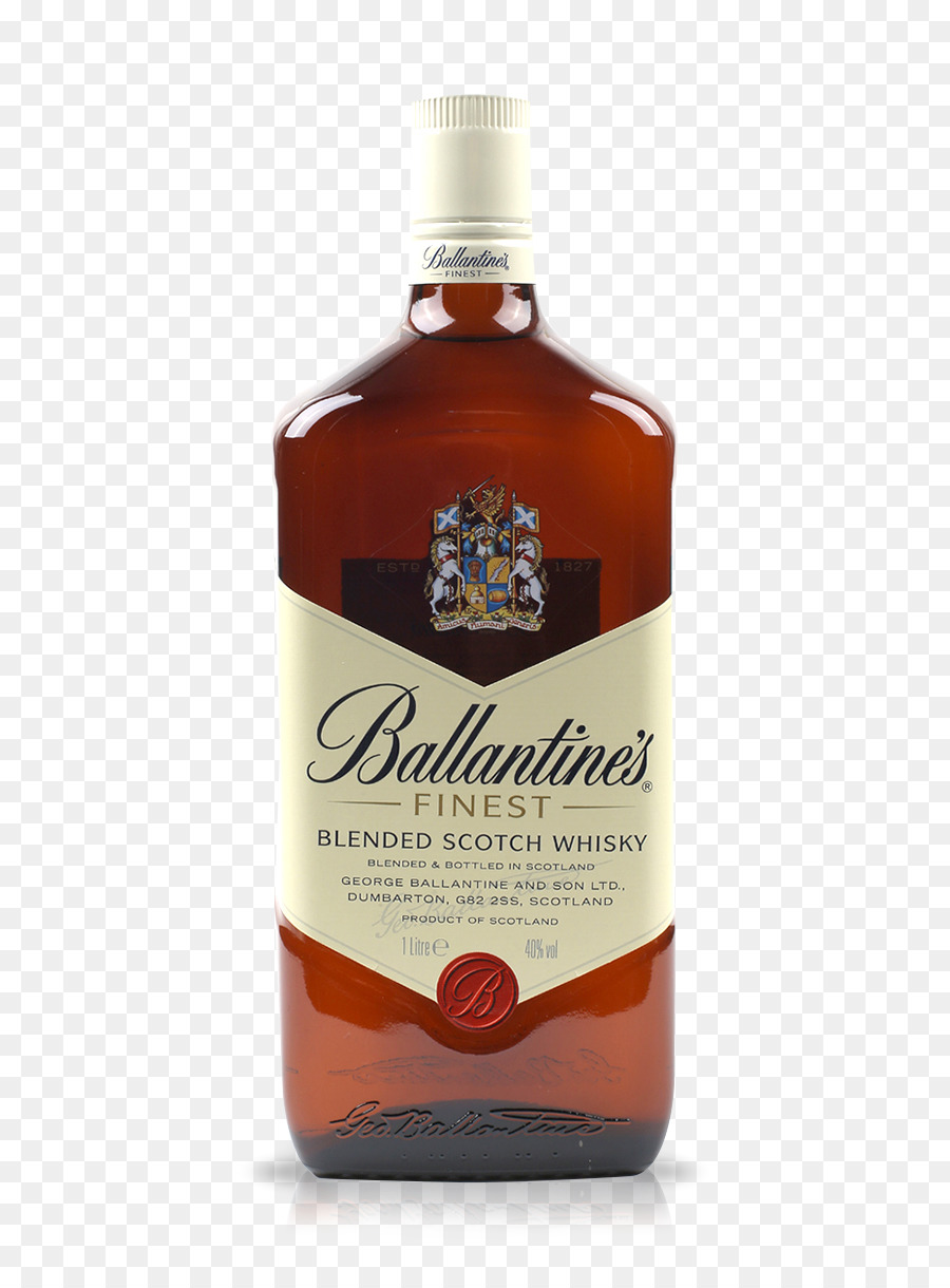 Bottiglia di whisky scozzese blended della migliore qualità di Ballantine