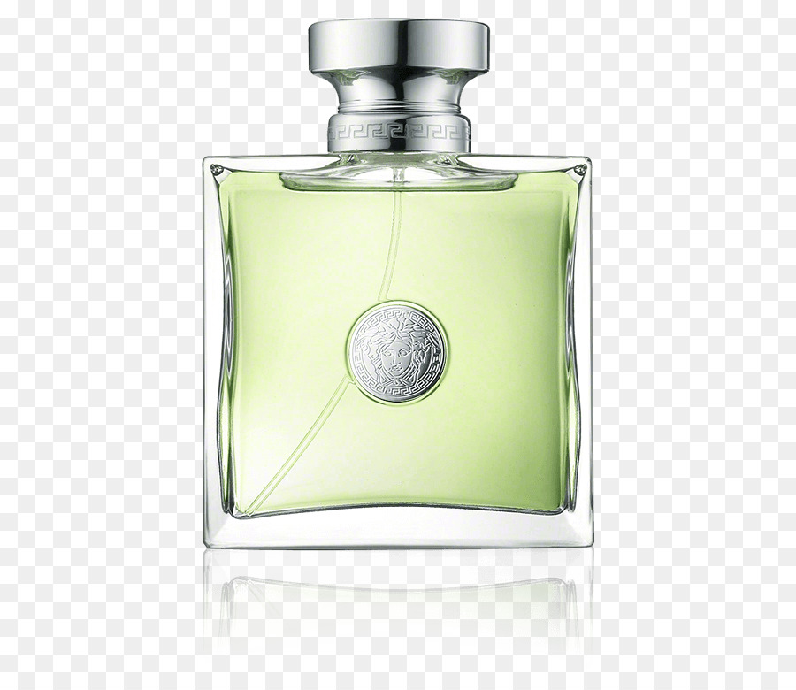 Elegante grüne Parfümflasche