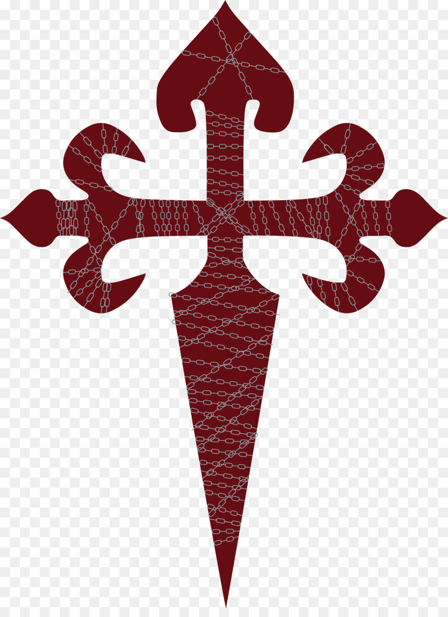 Rotes Kreuz-Symbol mit Kettenmuster